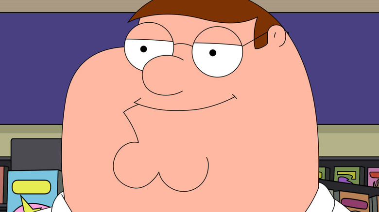 Peter Griffin content smile