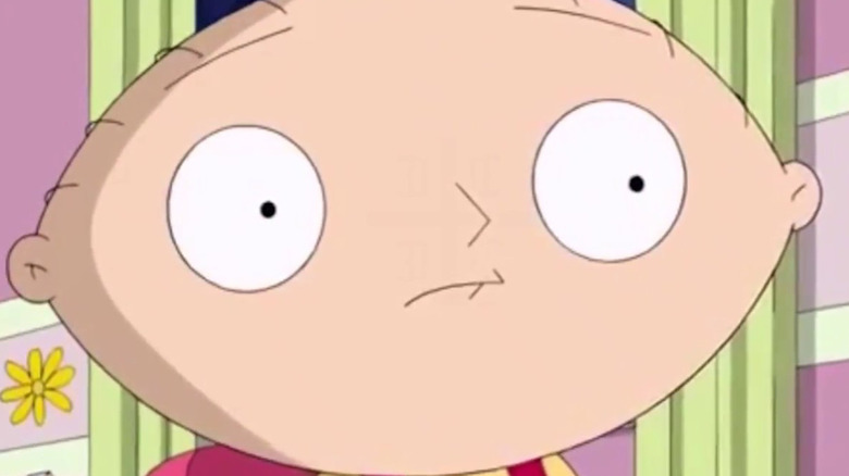 Stewie Griffin in a close-up