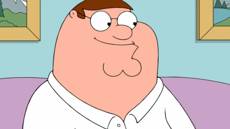 Peter Griffin smiling