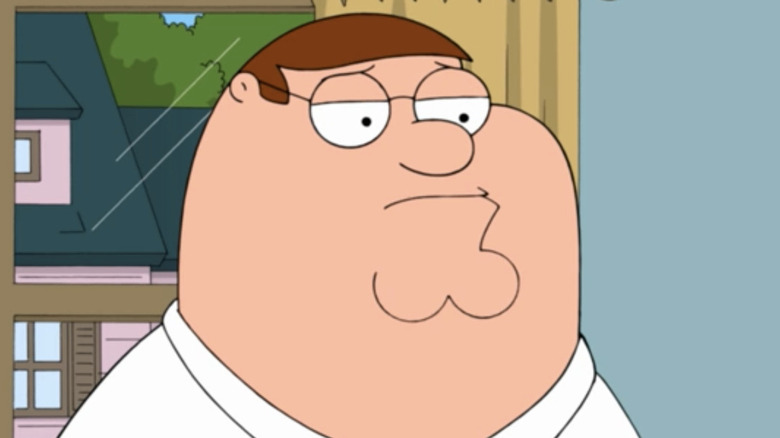 Peter Griffin frowning