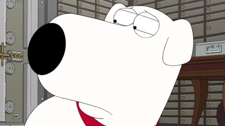 Brian Griffin concerned expression