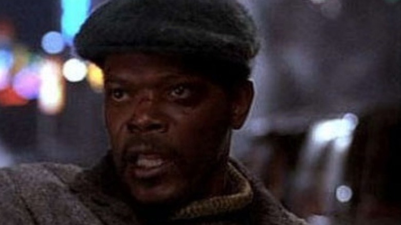 Samuel L. Jackson points a revolver