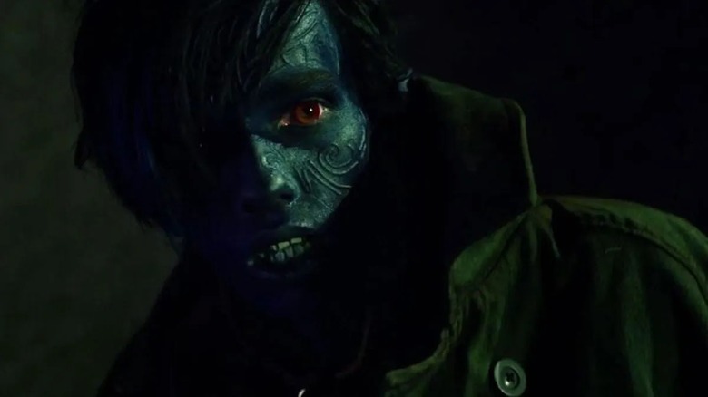Nightcrawler hiding in the shadows