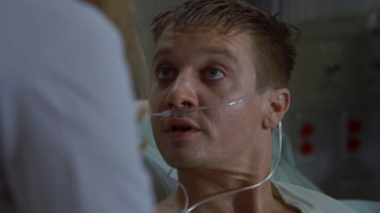 Jeremy Renner speaking