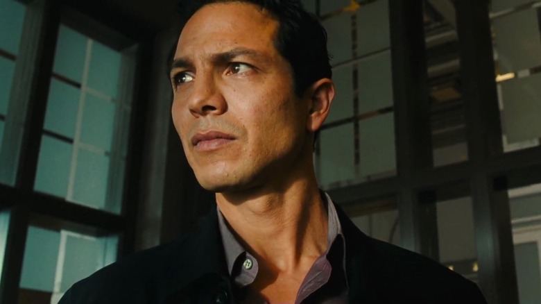 Detective Lone looks for clues