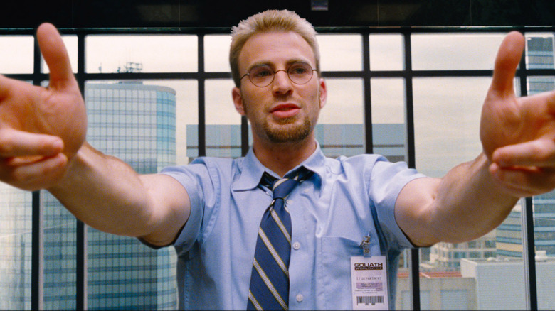 Jake points finger guns