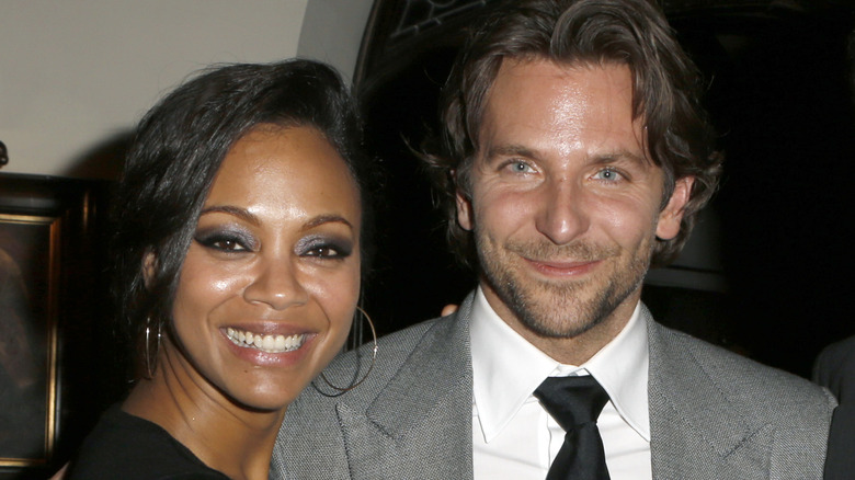 Bradley Cooper and Zoe Saldana