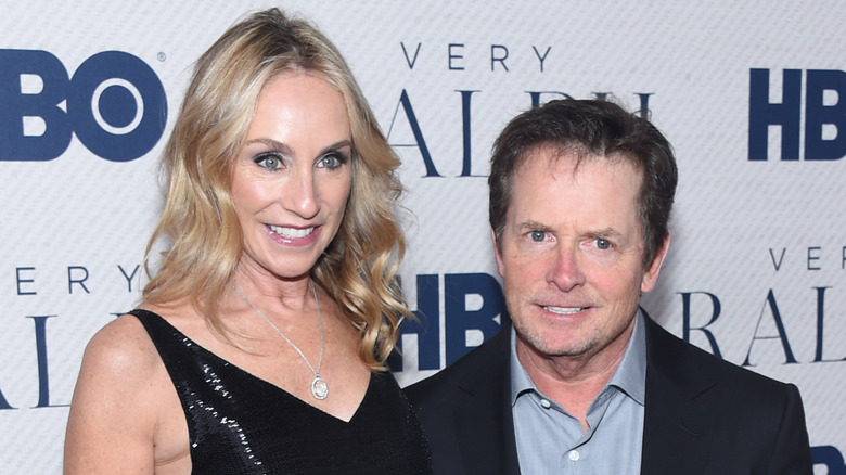 Michael J. Fox and Tracy Pollan