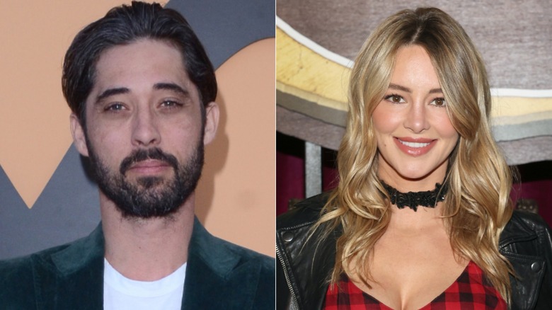 Ryan Bingham and Hassie Harrison smile