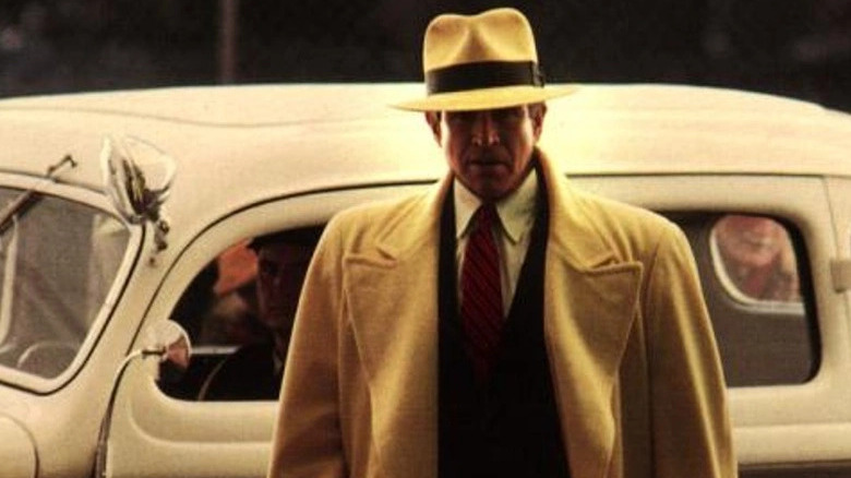 Dick Tracy staring shadowed