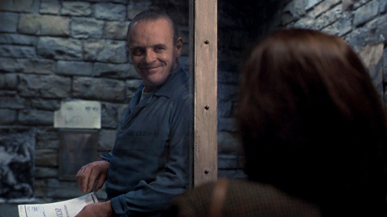 Hannibal Lecter smiles at Clarice