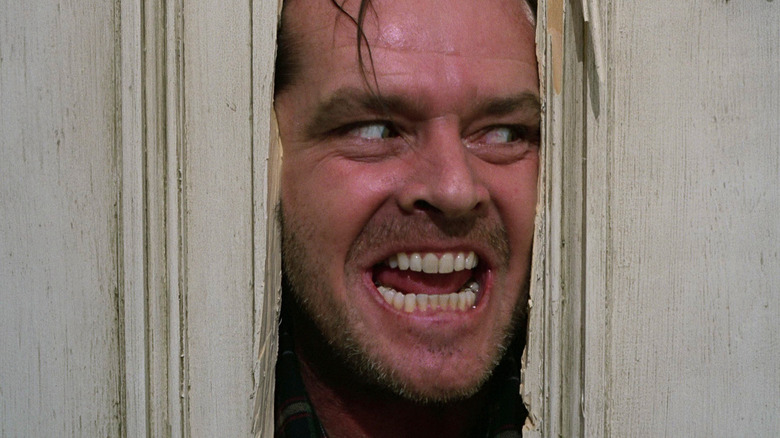 Jack Torrance pushes head through door