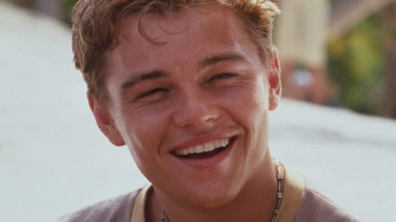 Leonardo DiCaprio smiles 
