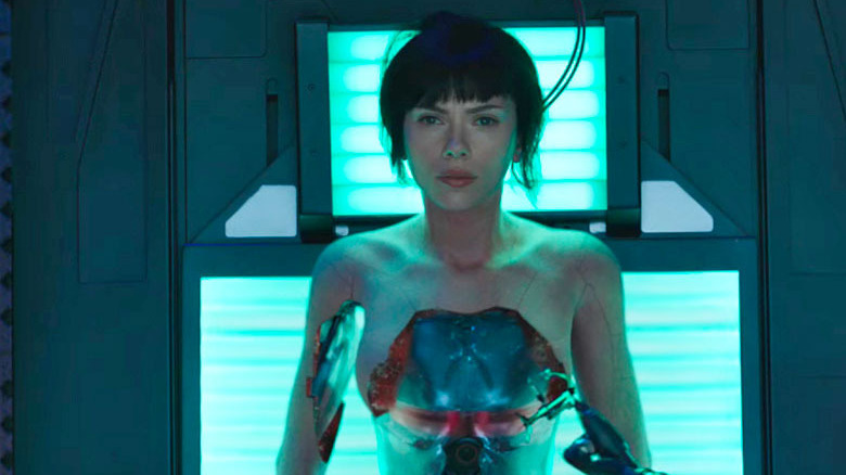 Scarlett Johansson goes cyborg
