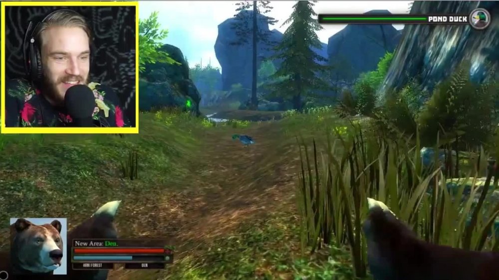 PewDiePie and Bear Simulator