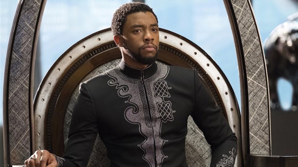 Chadwick Boseman as King T'Challa in Black Panther