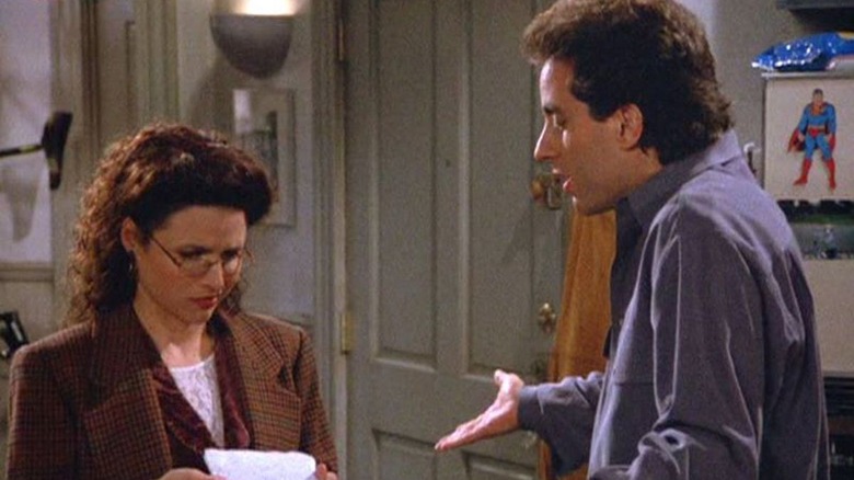 Jerry and Elaine talking