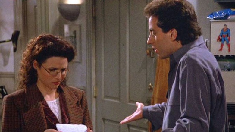 Jerry and Elaine talking