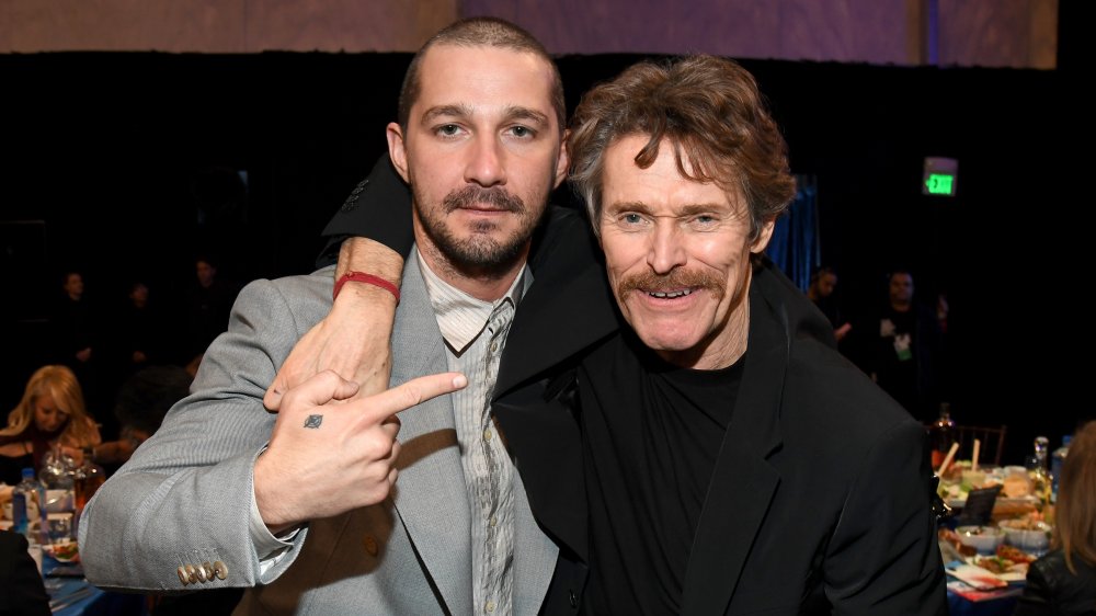 Shia LaBeouf with Willem DaFoe