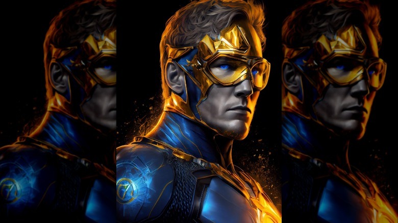 Chris Pratt Booster Gold concept art