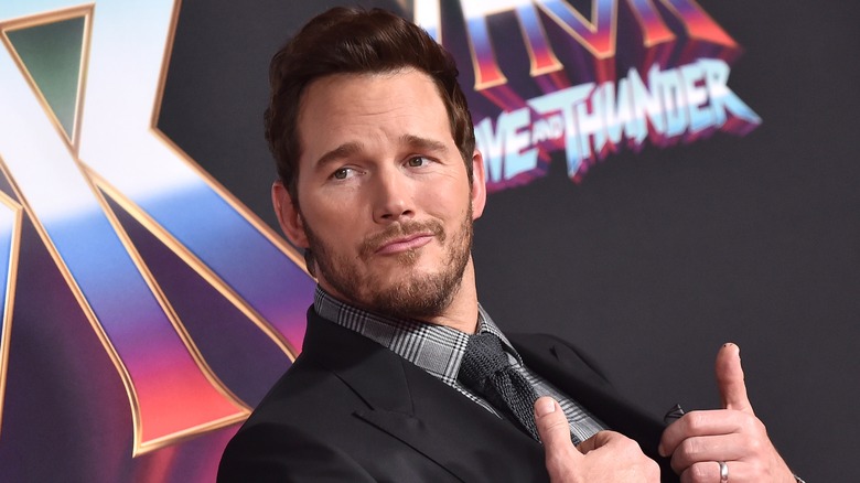 Chris Pratt smirking