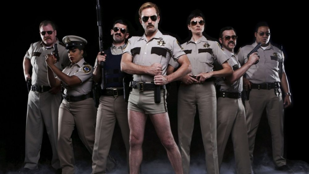 Promo photo of the cast of Comedy Central's Reno 911!