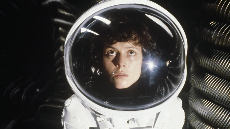 Ellen Ripley in space suit