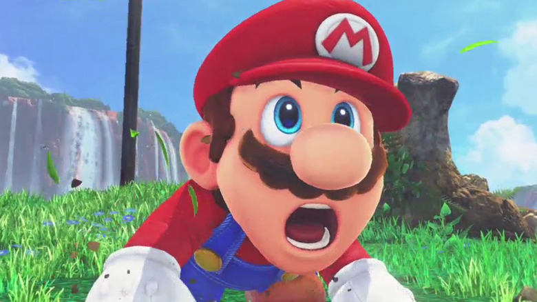 Mario surprised
