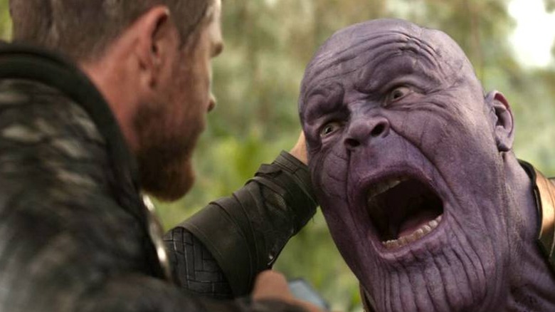 Thanos and Thor