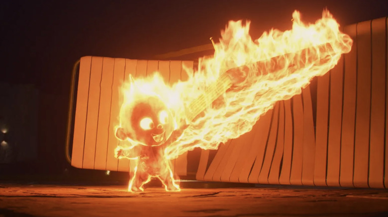 Jack-Jack is on fire