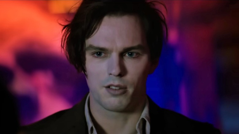 Nicholas Hoult's Renfield looking afraid