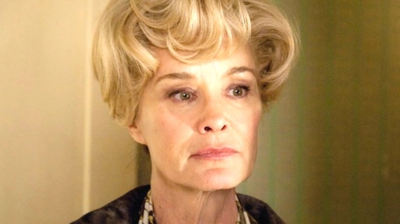 Constance Langdon staring sternly
