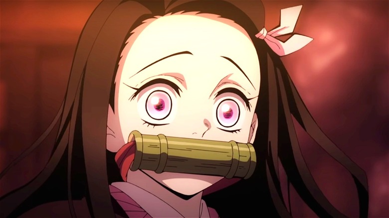 Demon Slayer Nezuko surprised face