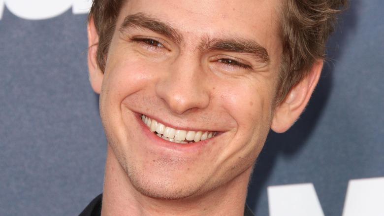 Andrew Garfield smiling 