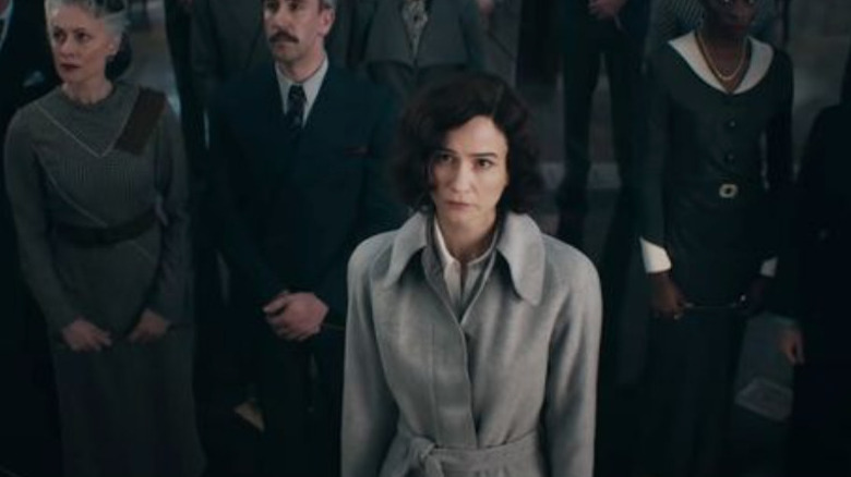 Tina standing in a crowd