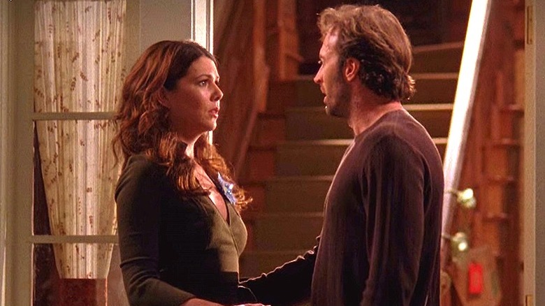 Luke and Lorelai looking nervous