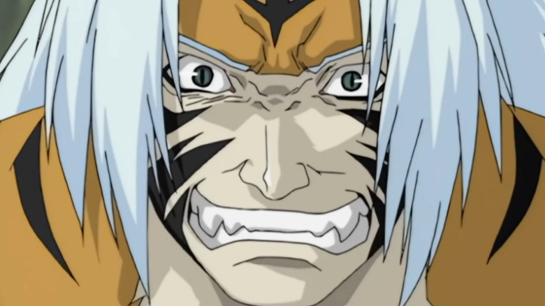 Mizuki transformed into tiger monster