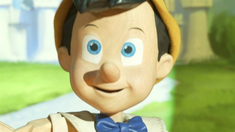 Pinocchio smiling