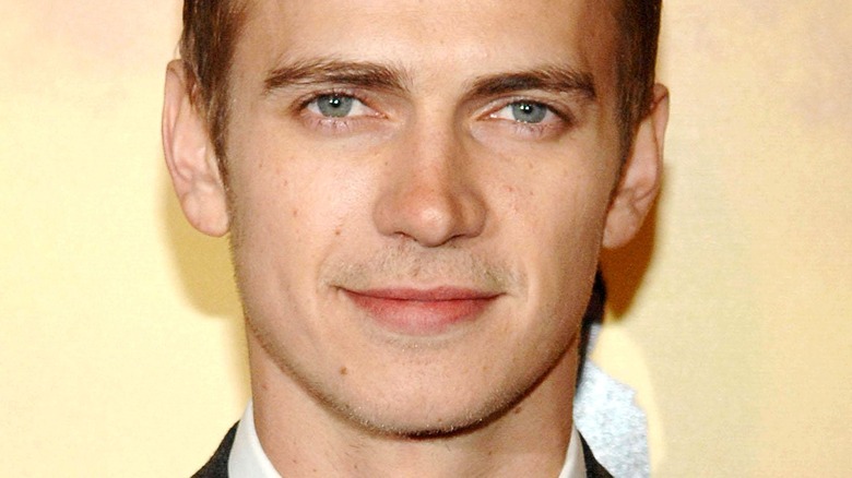 Hayden Christensen Face Black Suit