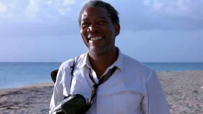 Red on the beach in The Shawshank Redemption