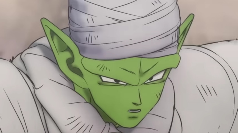 Piccolo reels from an attack