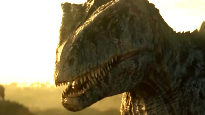 Giganotosaurus watching the world burn