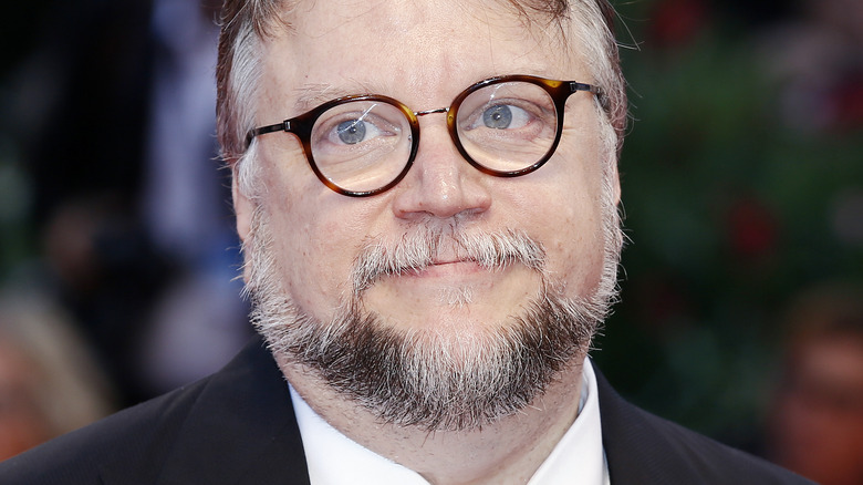 Guillermo del Toro smirks