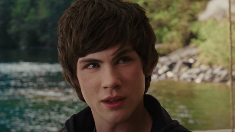 Logan Lerman as percy jackson 