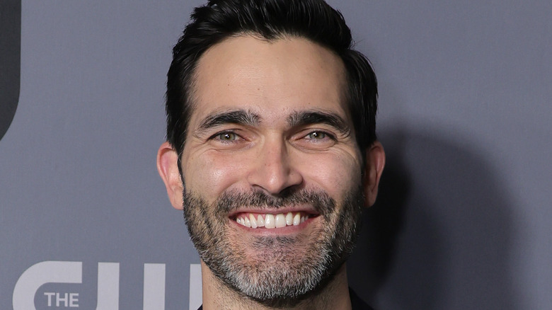 Tyler Hoechlin smiling at premiere