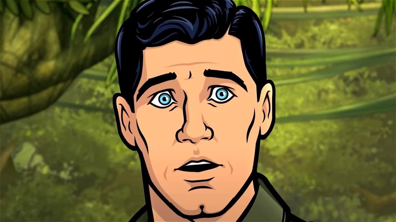 Sterling Archer looking shocked