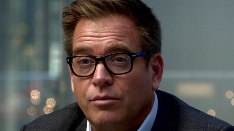 Michael Weatherly stoic facial expression