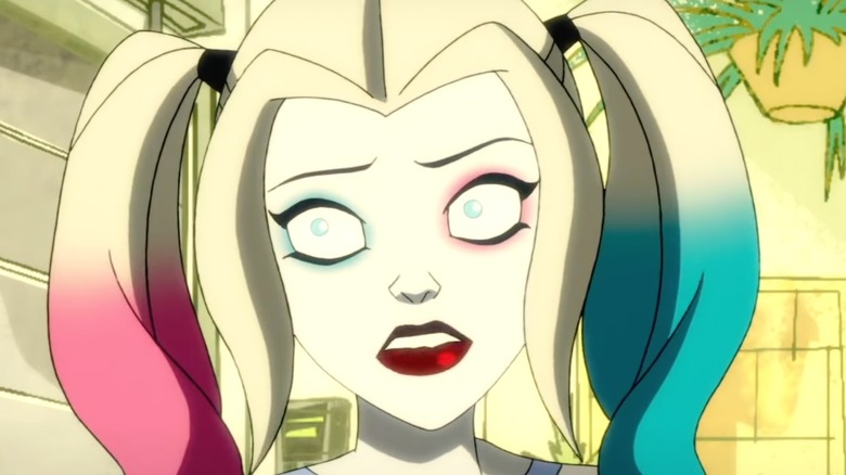 Harley Quinn animated pigtails