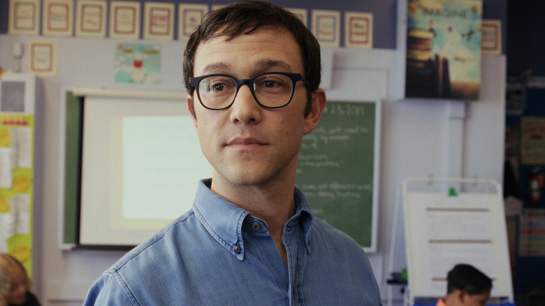 Joseph Gordon-Levitt inside the classroom as Mr. Corman