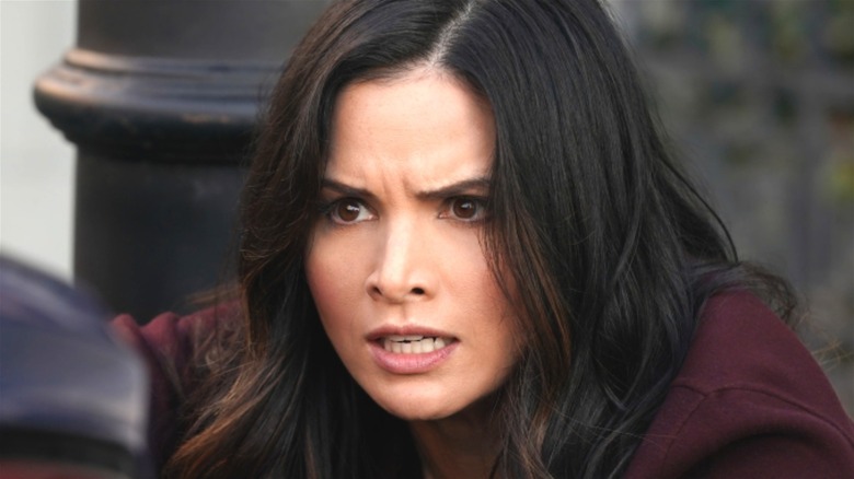 Katrina Law looking concerned